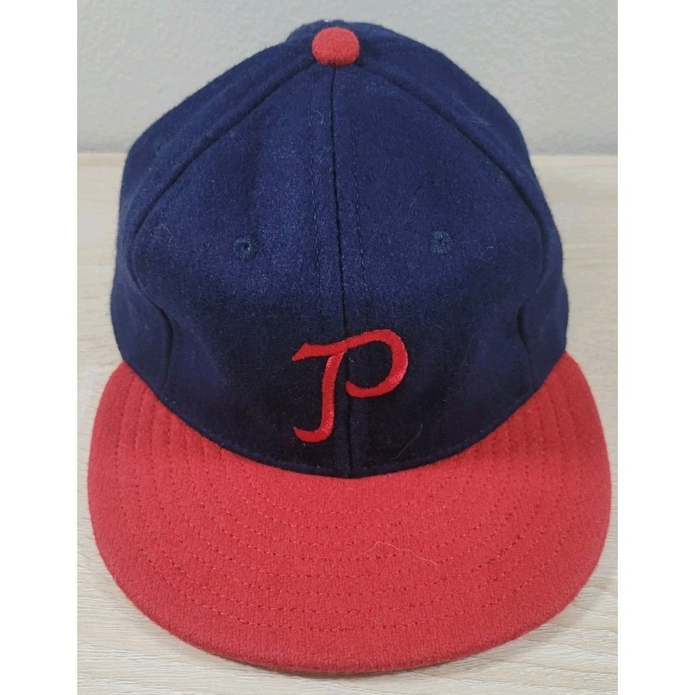 Ebbets Field Flannels Portland Beavers 1956 Wool Fitted Hat 7 1/4‎ USA PCL